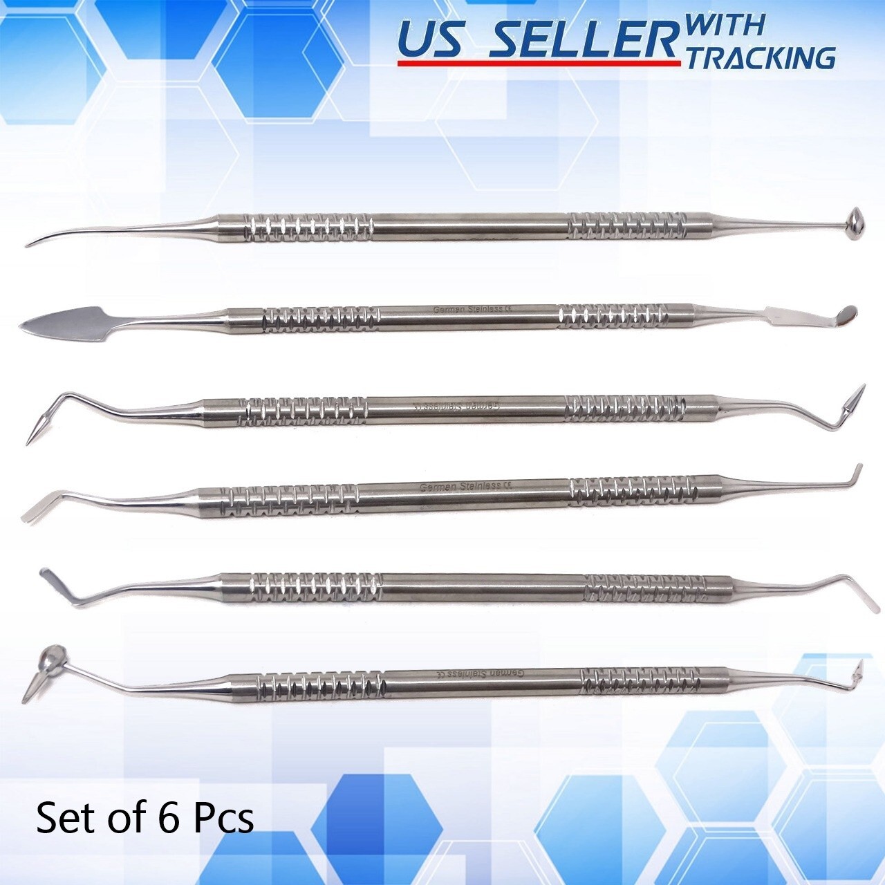 6x Wood Carving Tools Micro Chisel Tips Tools Set  Engraving Stainless Steel