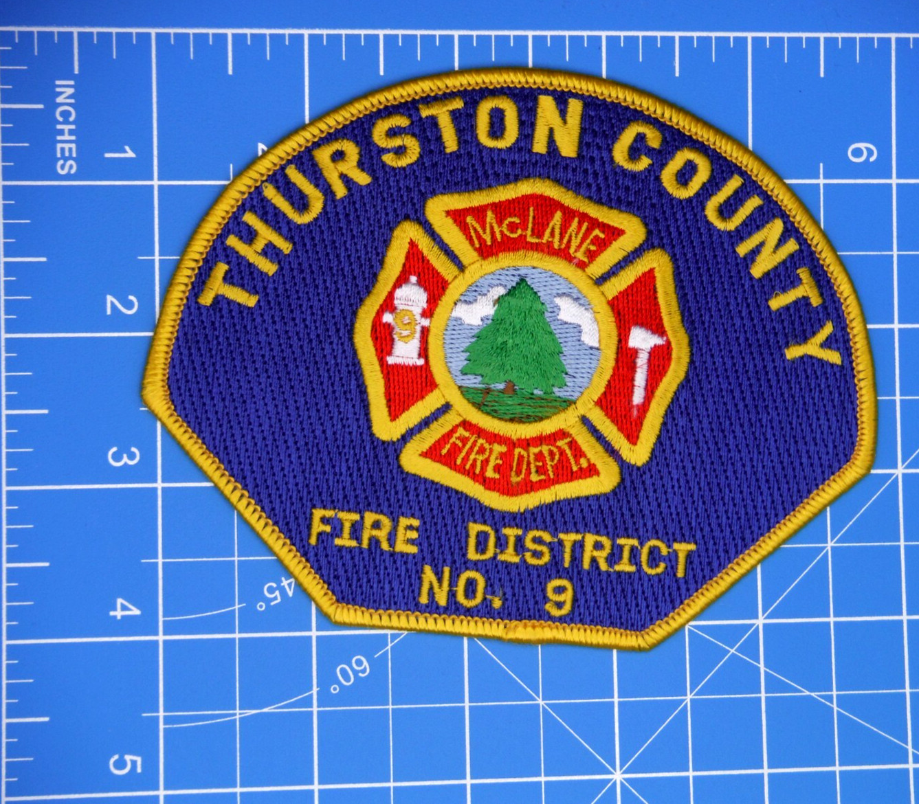 Thurston County Washington Fire District 9 patch-Bin A