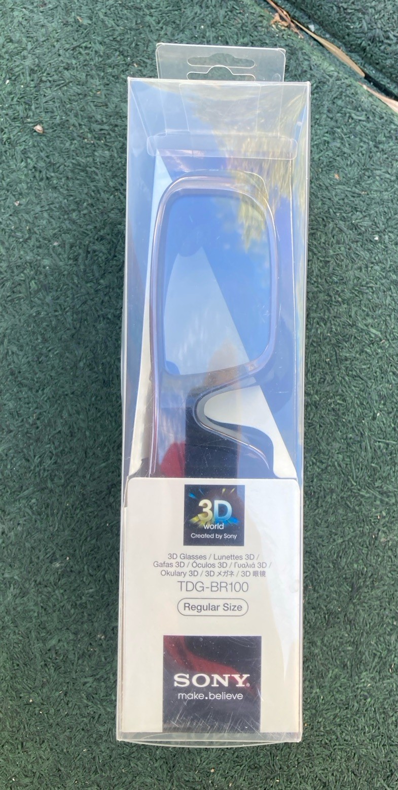 Sony TDG-BR100 (Regular) Adult Size 3D Active Glasses, Bronze