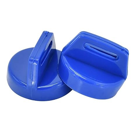 Ignition Switch Key Rubber Cover 2 PCS 5433534 5431964 Compatible  Color: Blue