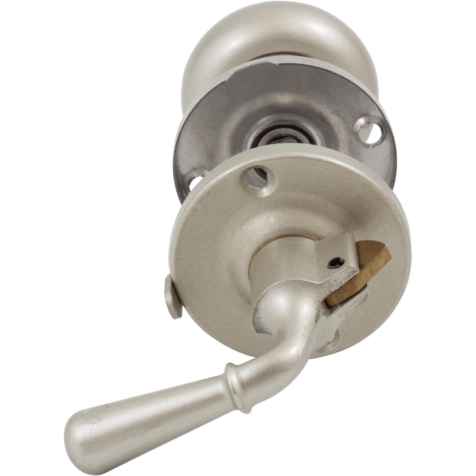 Rim Storm Door Lock, with 1-Inch Backset, 1-3/4 Inches, Satin Nickel by Stone Ha