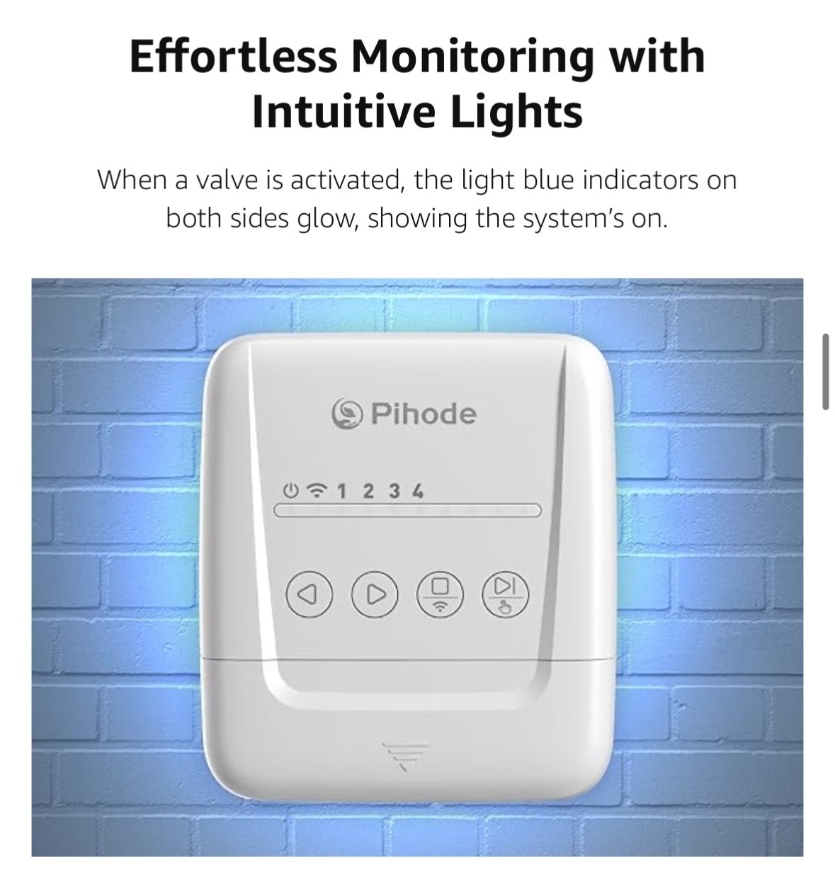4 Zone Smart Sprinkler Controller w/Local Weather Intelligence & Atmosphere-NEW