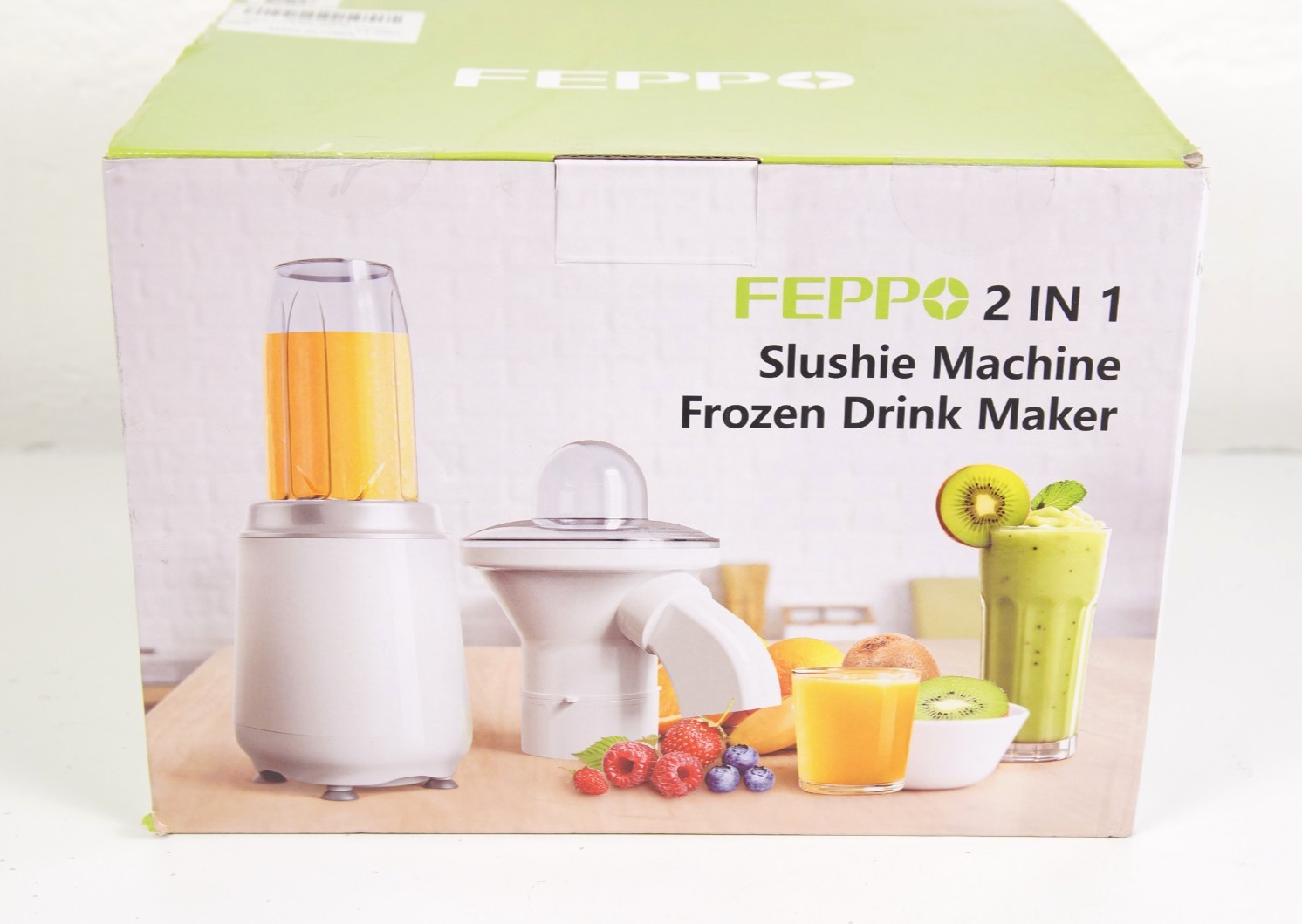 Feppo 2 In 1 Slushie Machine Frozen Drink Maker
