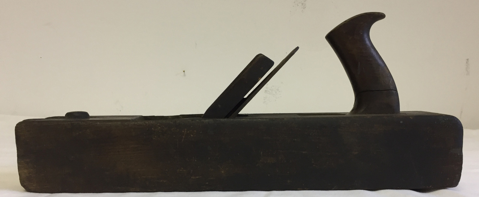 W. Butcher #1 ANTIQUE Handled Wood Plane ~ Wood Block ~ 15.5 inches long