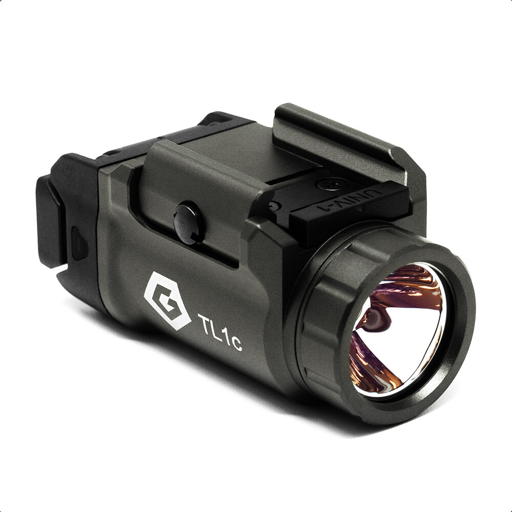 GRITR Compact Weapon Light w/ Tungsten Finish for Pistols & Rifles