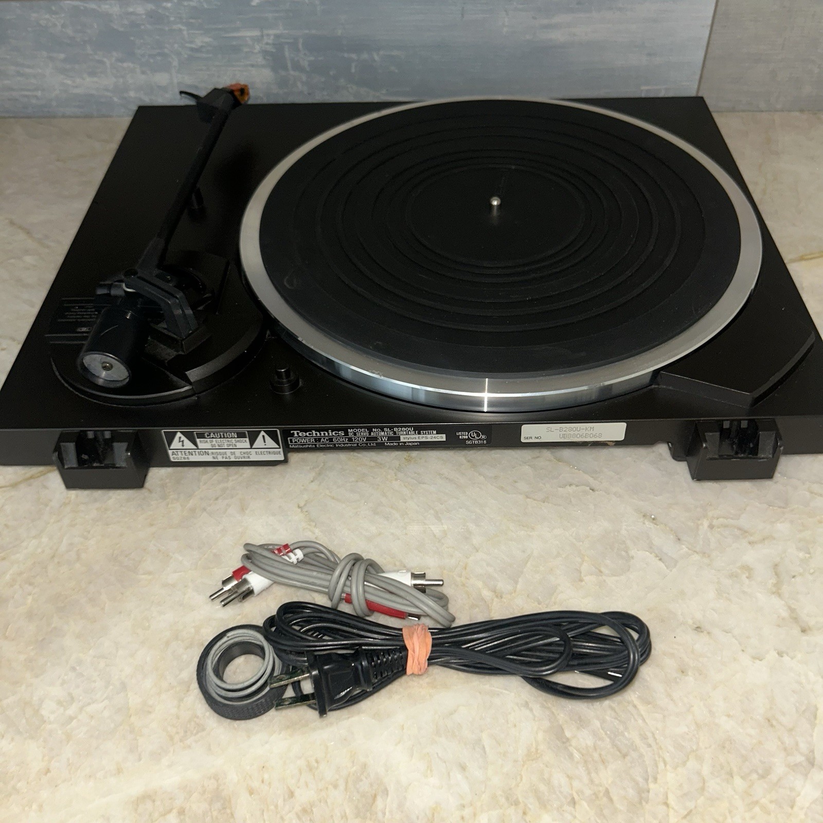 Vintage TECHNICS SL-B280U Automatic Turntable System Working Missing Parts