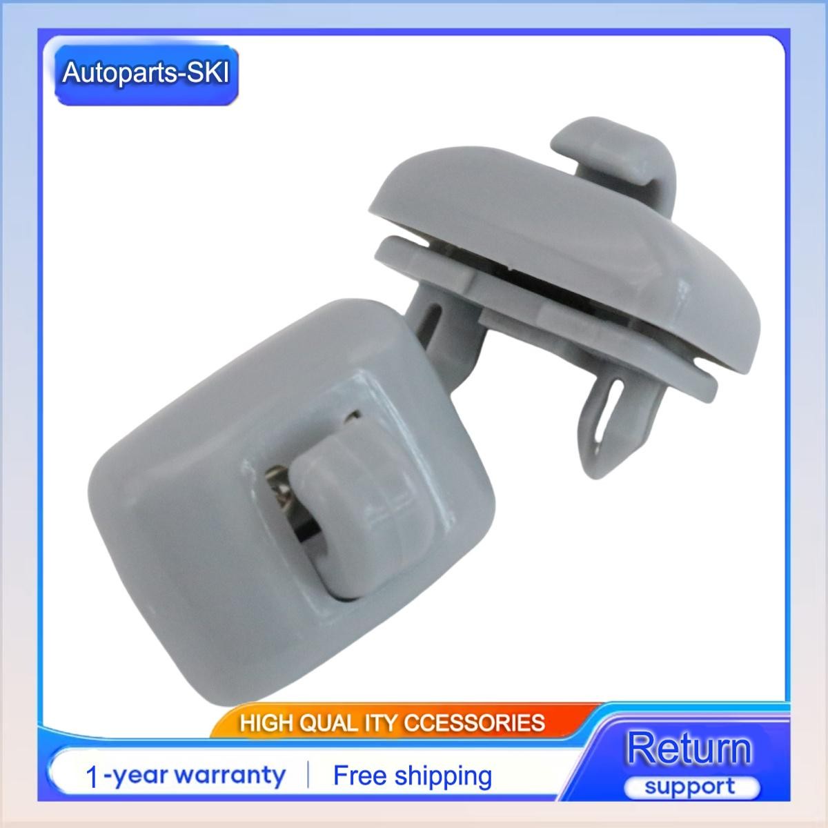 2x for Audi A3 S3 A4 S4 A5 S5 Q3 Q5 Sun Visor Gray Clip Holder Hook 8U0857562A
