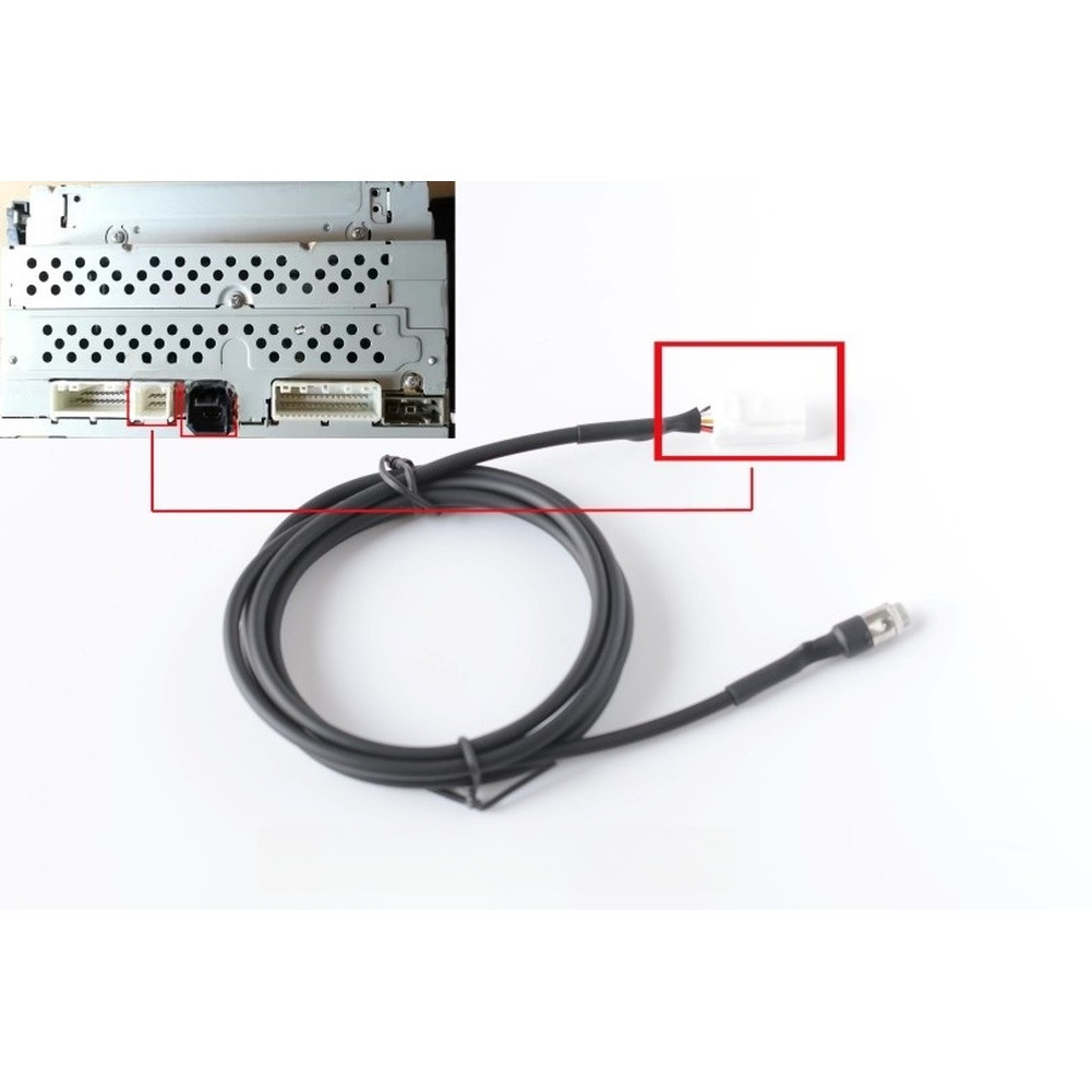 3 5mm AUX Female Socket Cable 8Pin Interface For Nissan Car Radio 150CM
