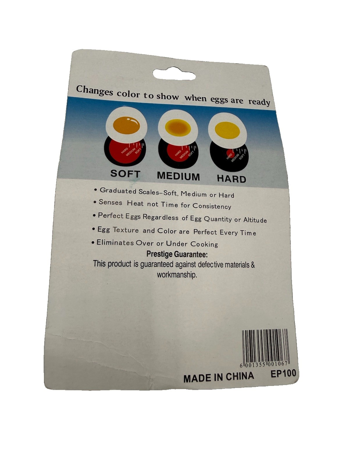 Egg Timer by Egg Perfect - Color Changing Egg Timer