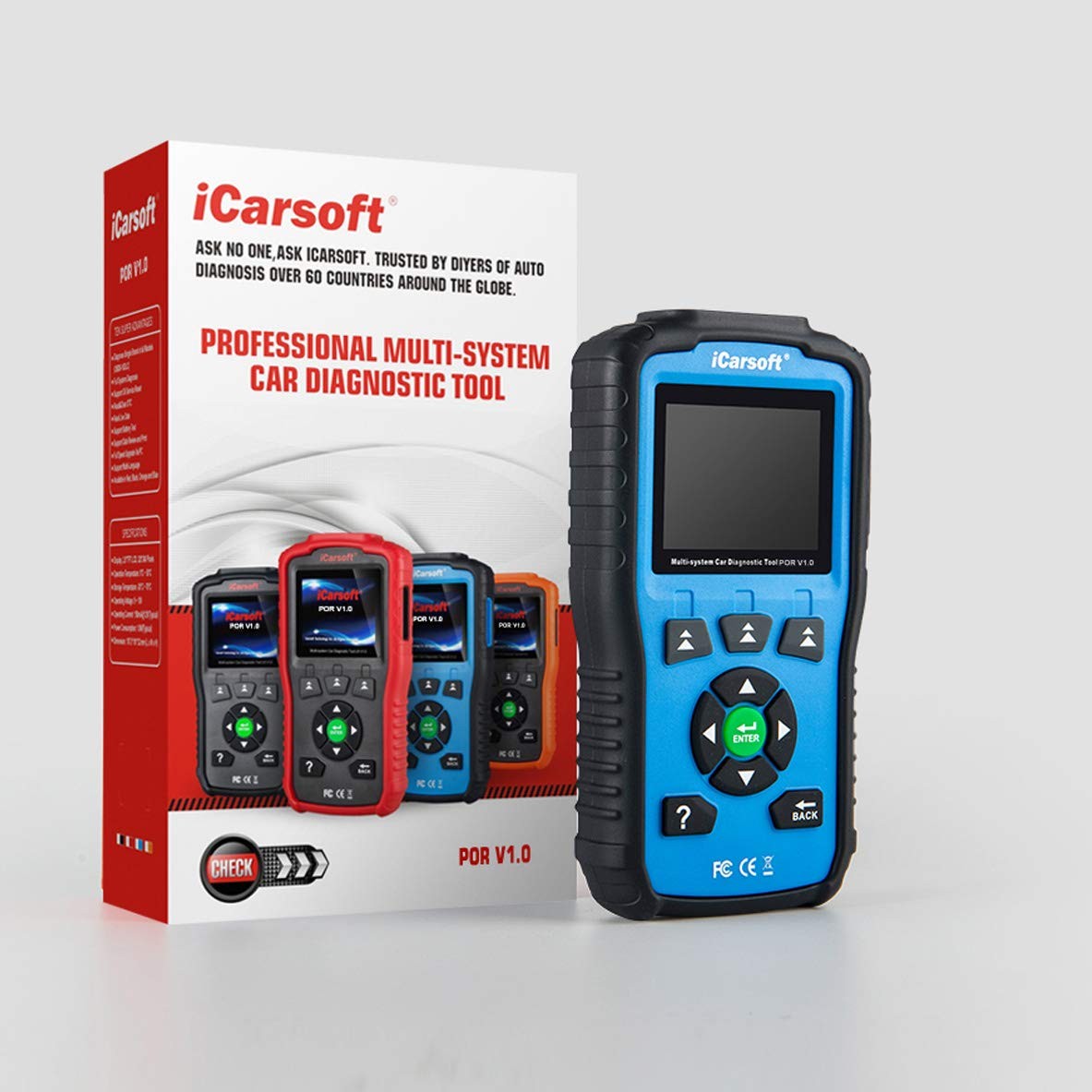 iCarsoft Auto Diagnostic Scanner POR V1.0 for Porsche with Airbag Scan,Oil