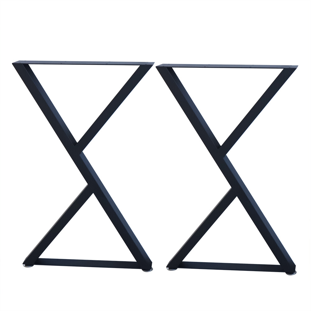 Metal Table Legs of 2 Table Console Desk Bench Steel Furniture Legs High 28"