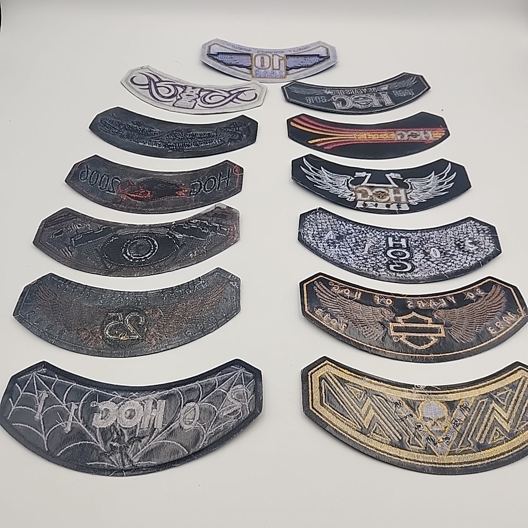 13 HOG Member Patches 2004 - 2018 See Description Harley Davidson