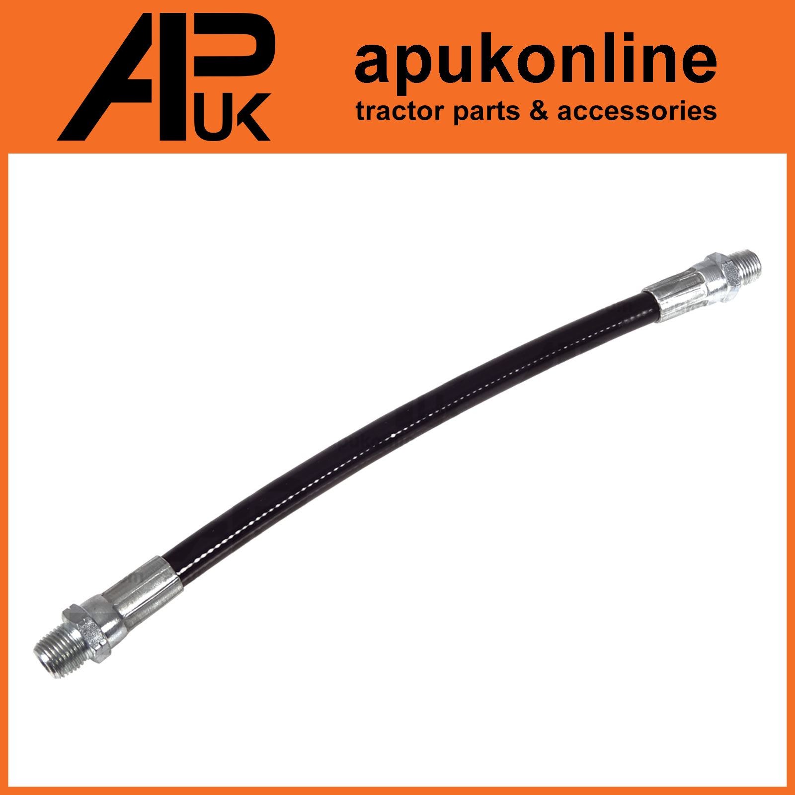 1/8" Inch BSP Thread Standard Duty 4500 PSI Flexible Grease Gun Tube Hose 20cm