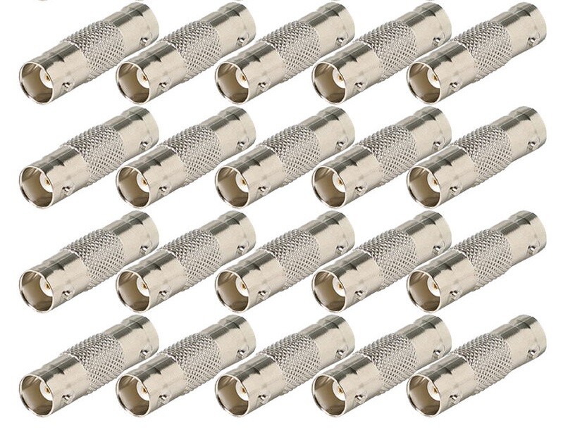 20x BNC Female to Female  CCTV Camera Cable Coupler Extension Converter Adapter