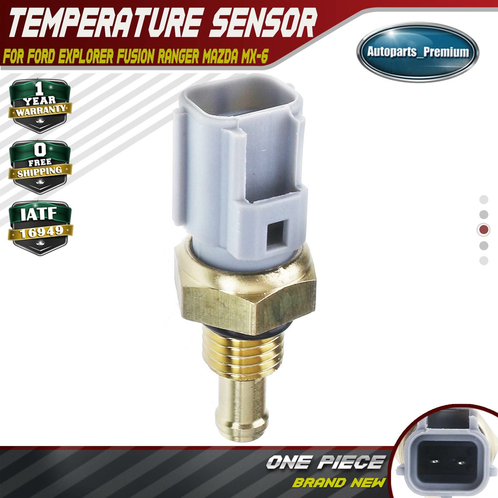 Engine Coolant Temperature Sensor for Ford Explorer Mazda 3 5 6 Mercury Milan