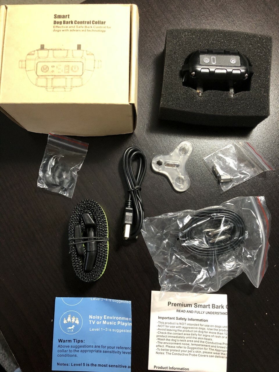 New Flittor Dog Training Collar Rechargeable Flittor Bark Collar #2