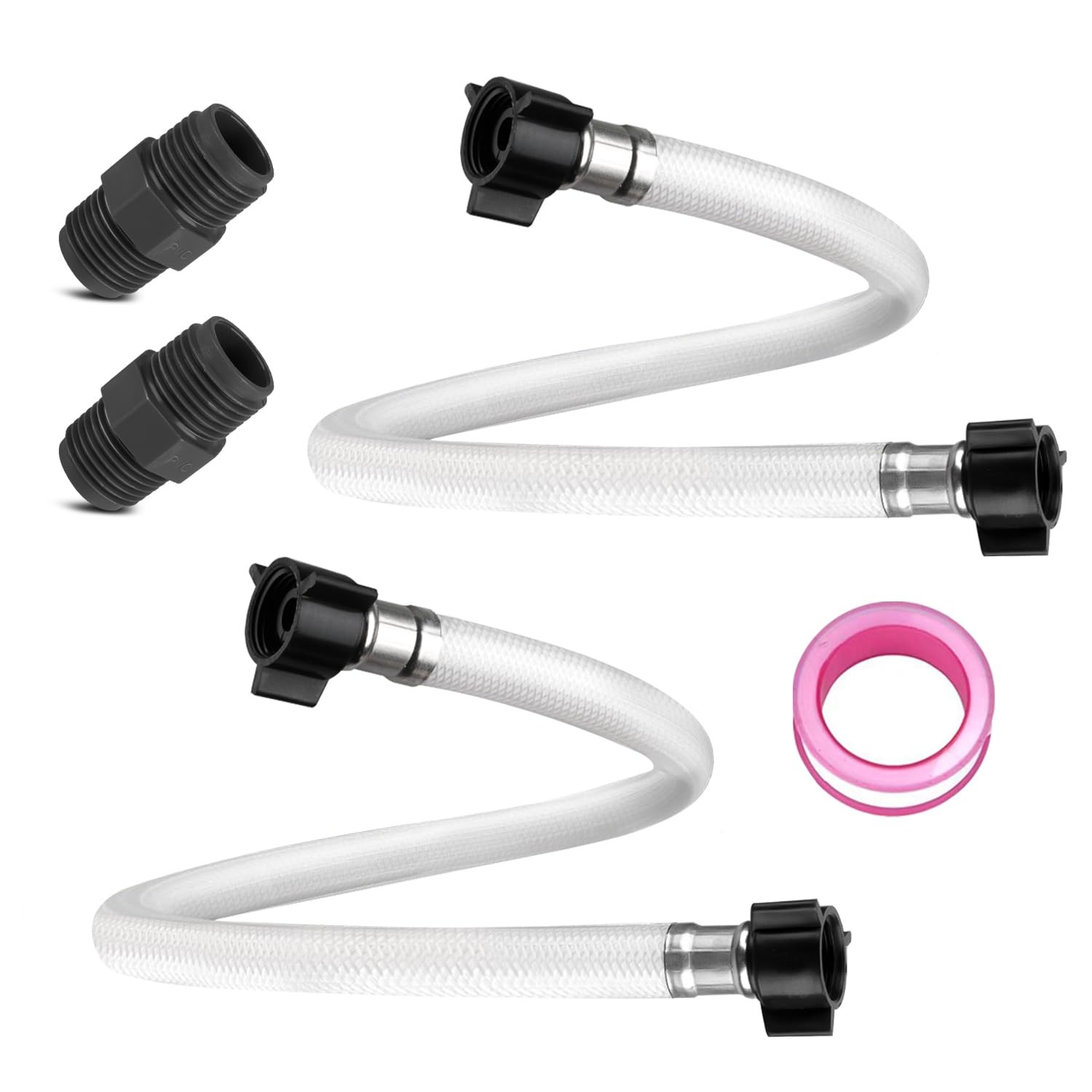 94-591-01 RV Water Pump Silencer Hose Kit 36" for Shurflo, Fit between the pu...