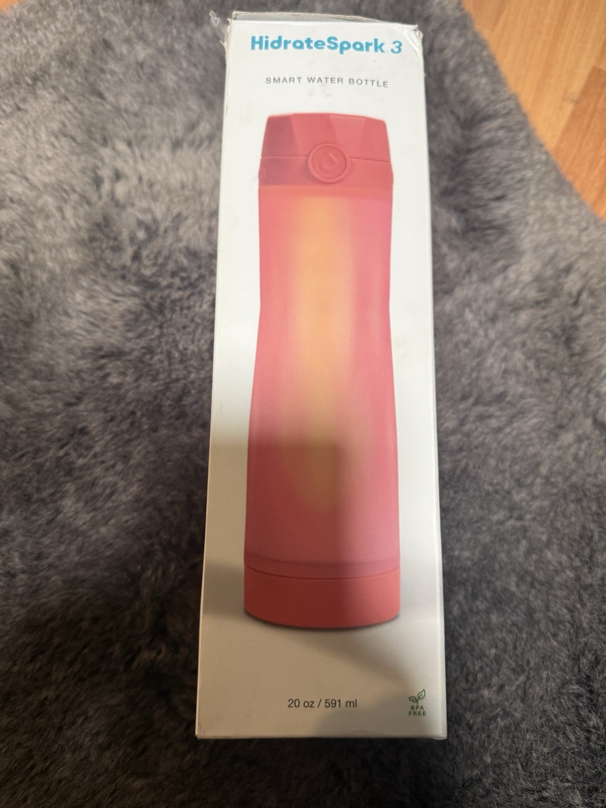 Hidrate Spark 3 Smart 20 oz Water Bottle, Water Intake, Glow Reminder,