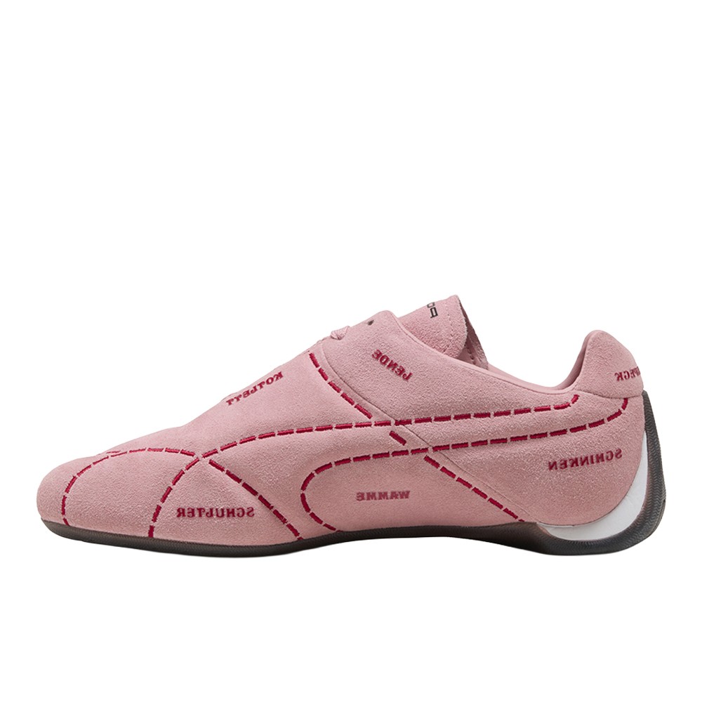 PUMA Porsche Legacy Future Cat Sau Lace Up Mens Pink Sneakers Casual Shoes 3090