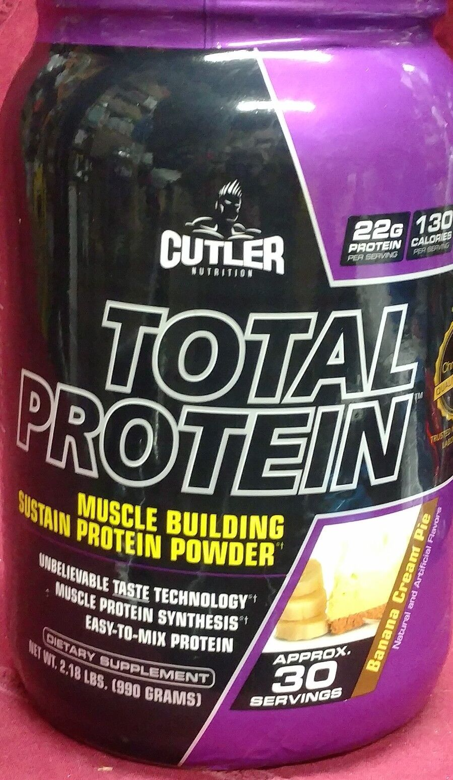 Cutler Nutrition - Total Protein Powder - Banana Cream Pie - 2.18 lbs - 3/2025