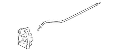 Genuine GM 2008-2012 Chevrolet Saturn Malibu Rear Driver Side Door Lock 22865519