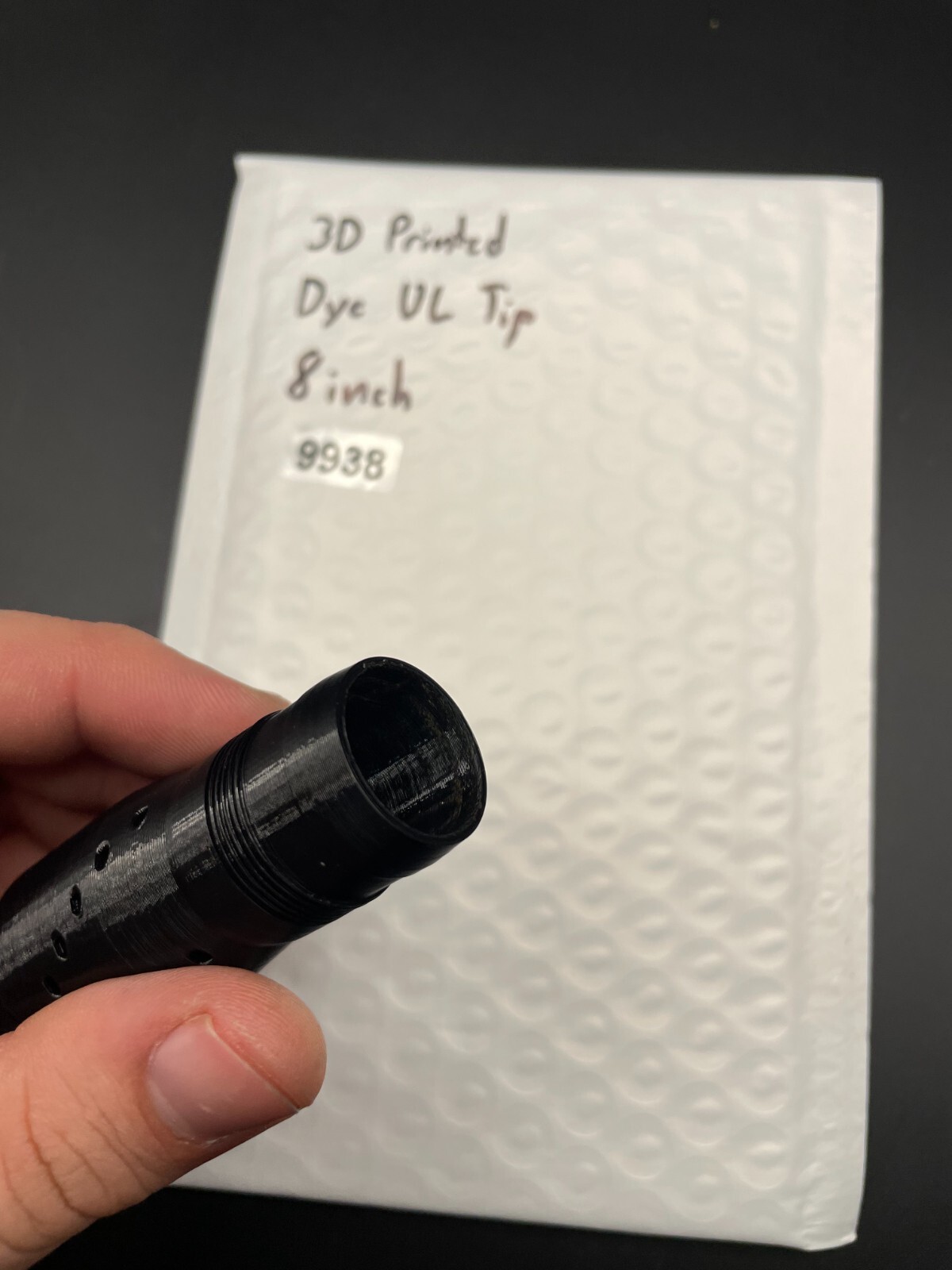 3D Printed Dye UL Tip 8 Inch