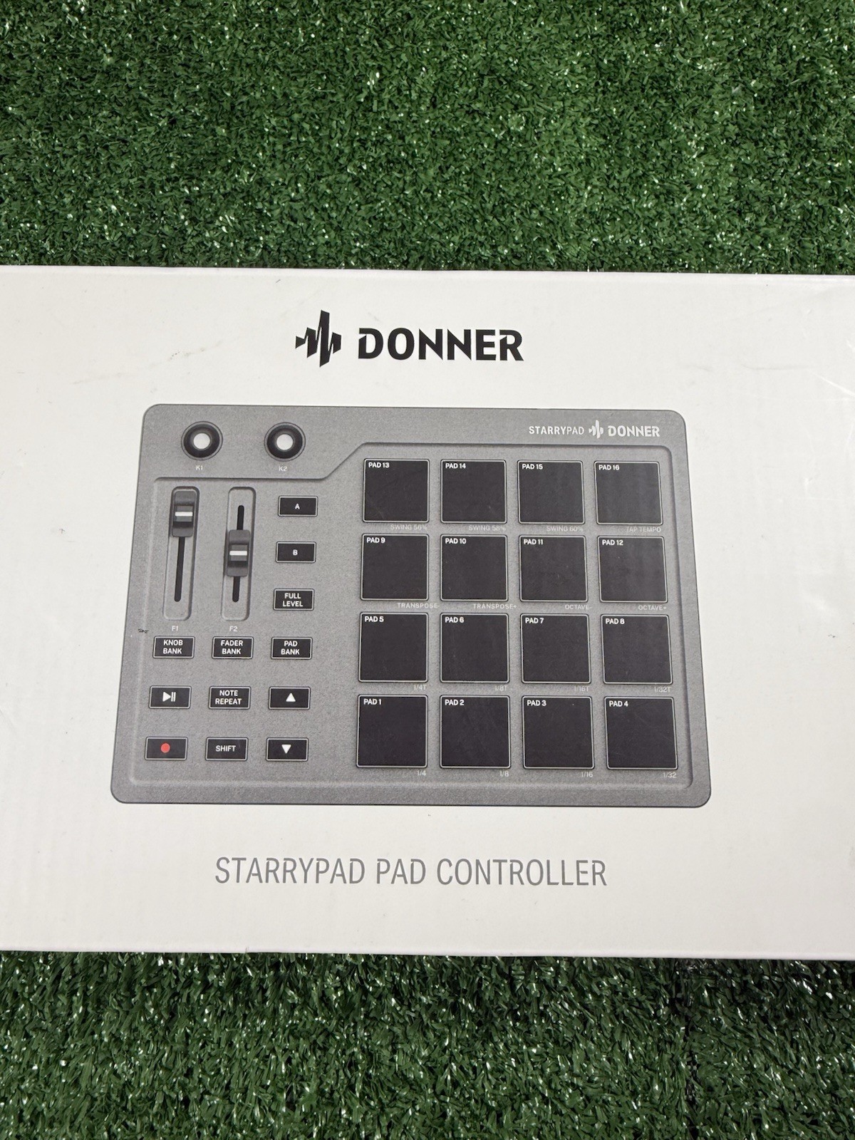 Donner StarryPad USB MIDI Pad Controller 16 Pads New Open Box w/ USB-C Cable