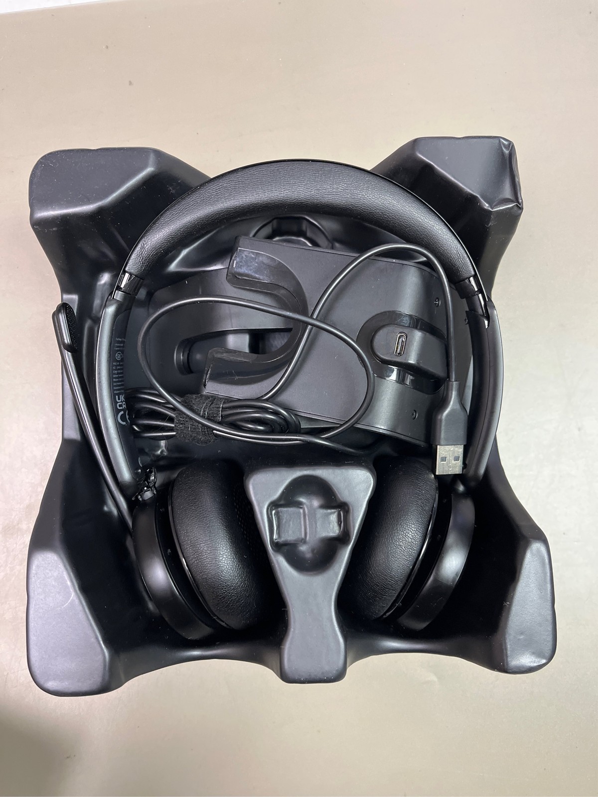 Wireless Headset with Mic for Work, Bluetooth Headset with Microphone (Noise Can
