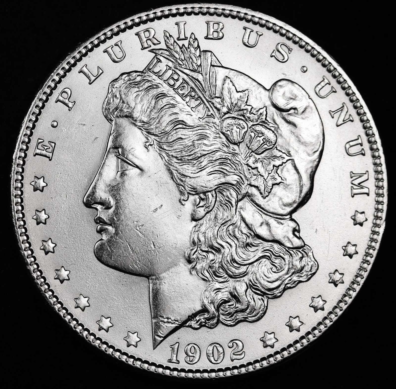 1902 Morgan Silver Dollar.   B.U.  99083 (Inventory B)