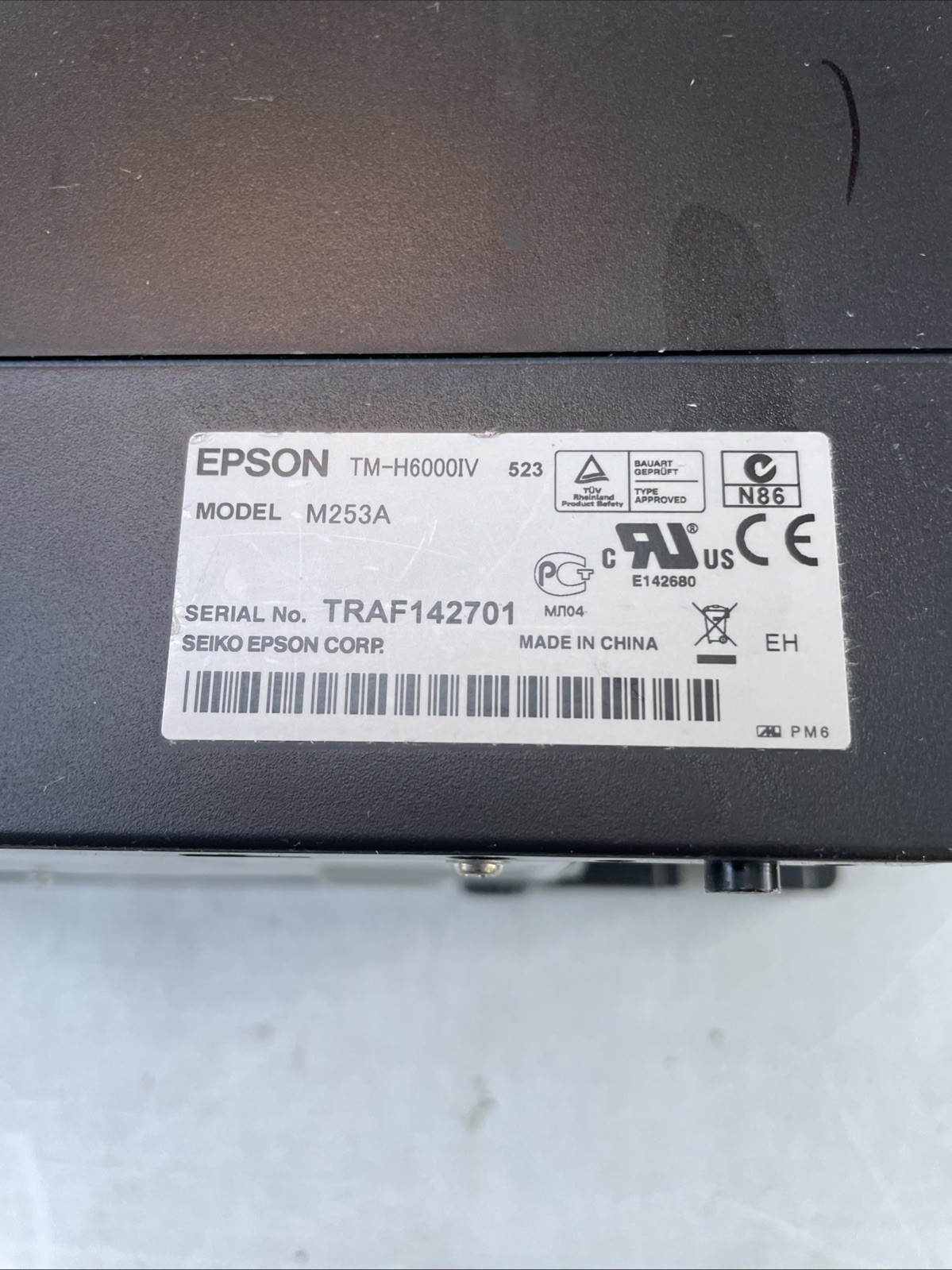 Epson TM-H6000IV Series Thermal Printer Model M253A