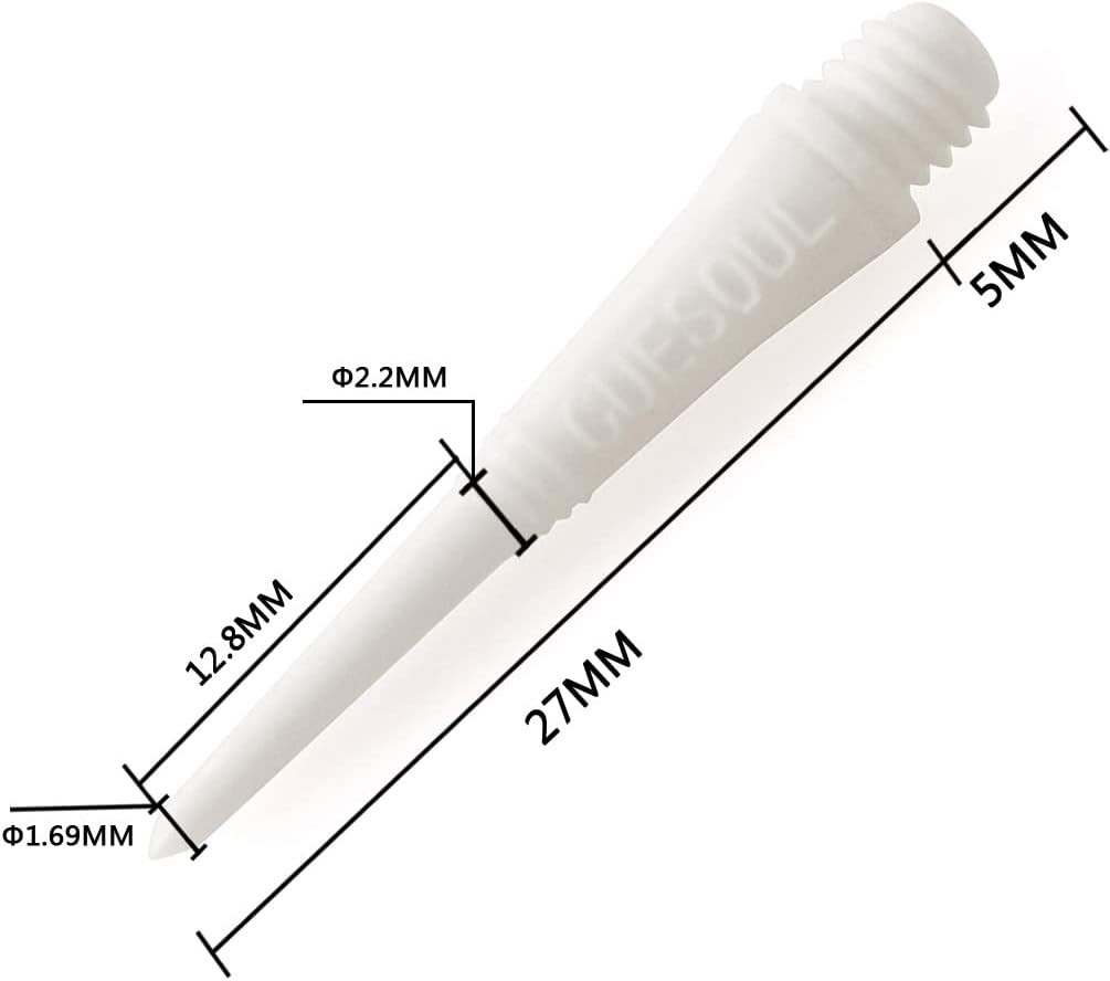 100 Pieces Soft Tip Points for Soft Tip Darts