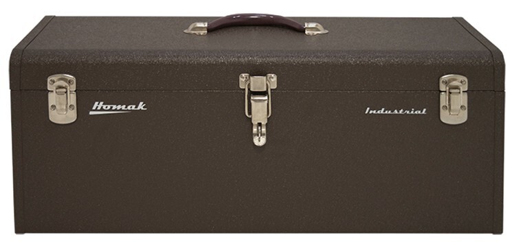 Homak BW00200200 Industrial Steel Tool Box 20" W x 9" D x 10" H
