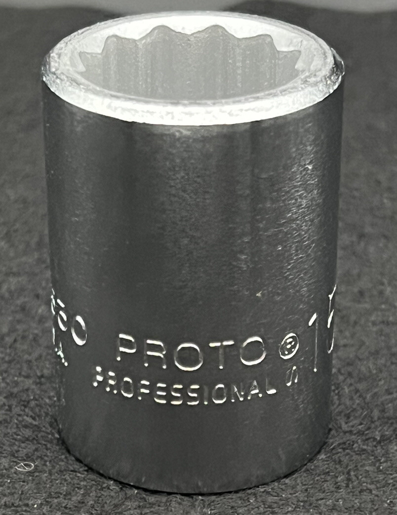 PROTO J5530 15/16 12pt 3/4 Drive Chrome Socket - NOS