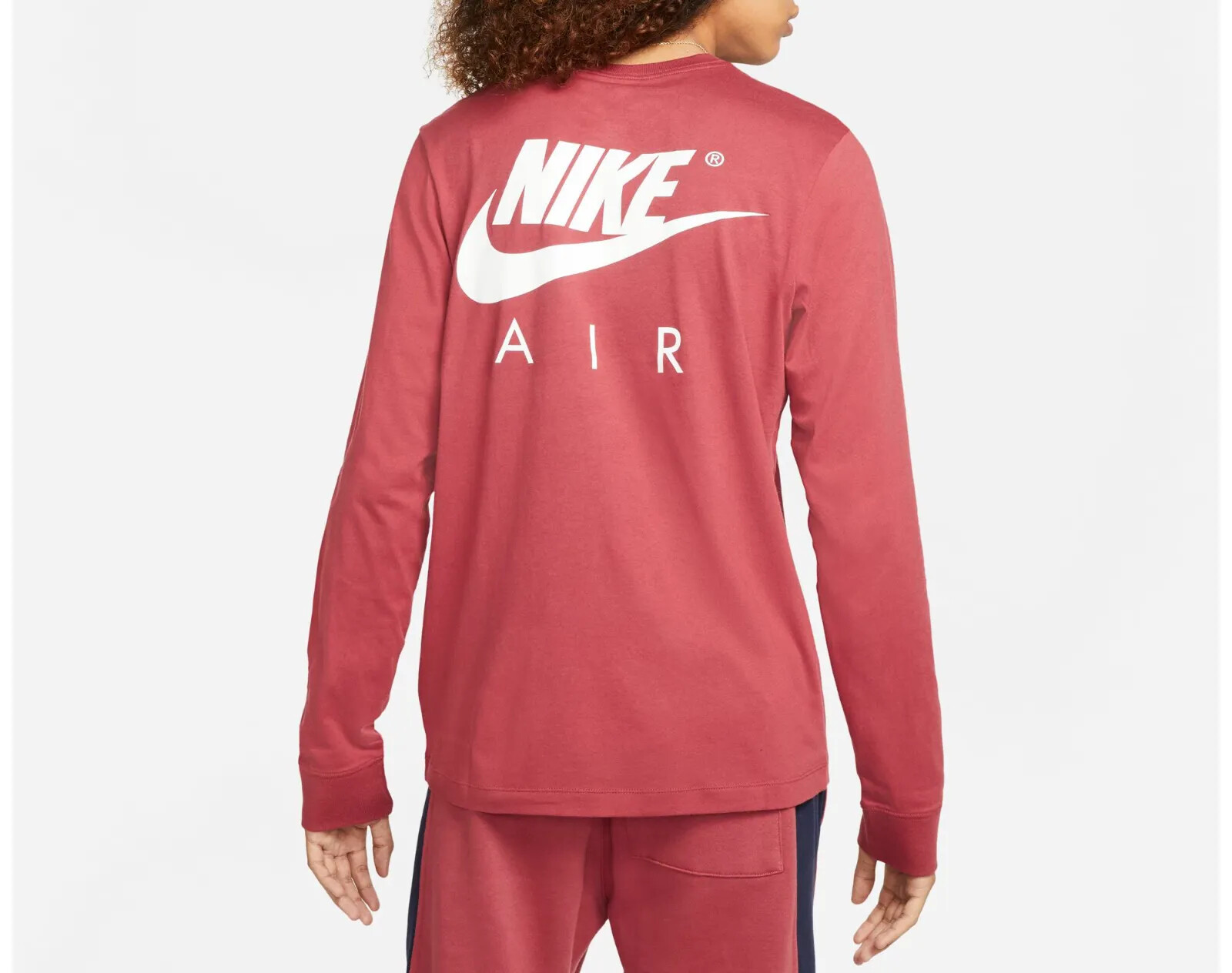 Size M L XL 2XL Nike Air Men's BIG SWOOSH Long-Sleeve AIR LOGO T-Shirt RARE