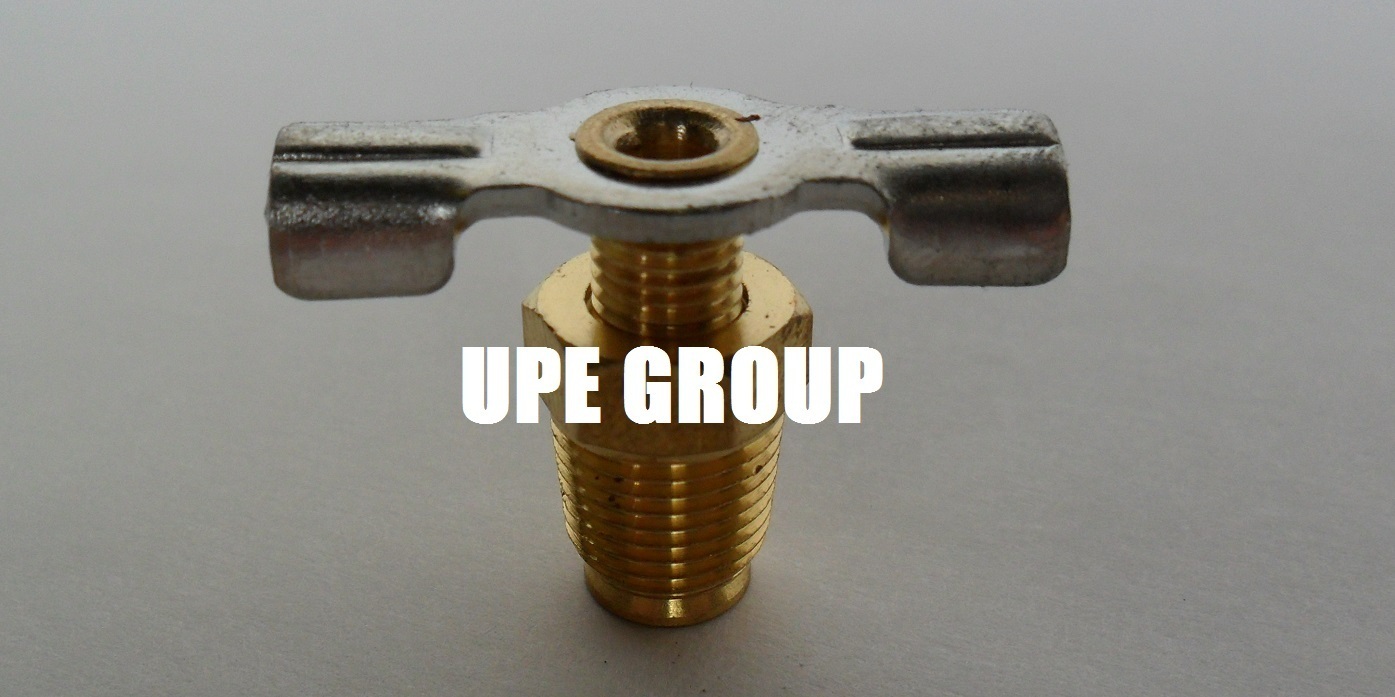 1/8" NPT Male air compressor moisture tank drain wingnut draincock