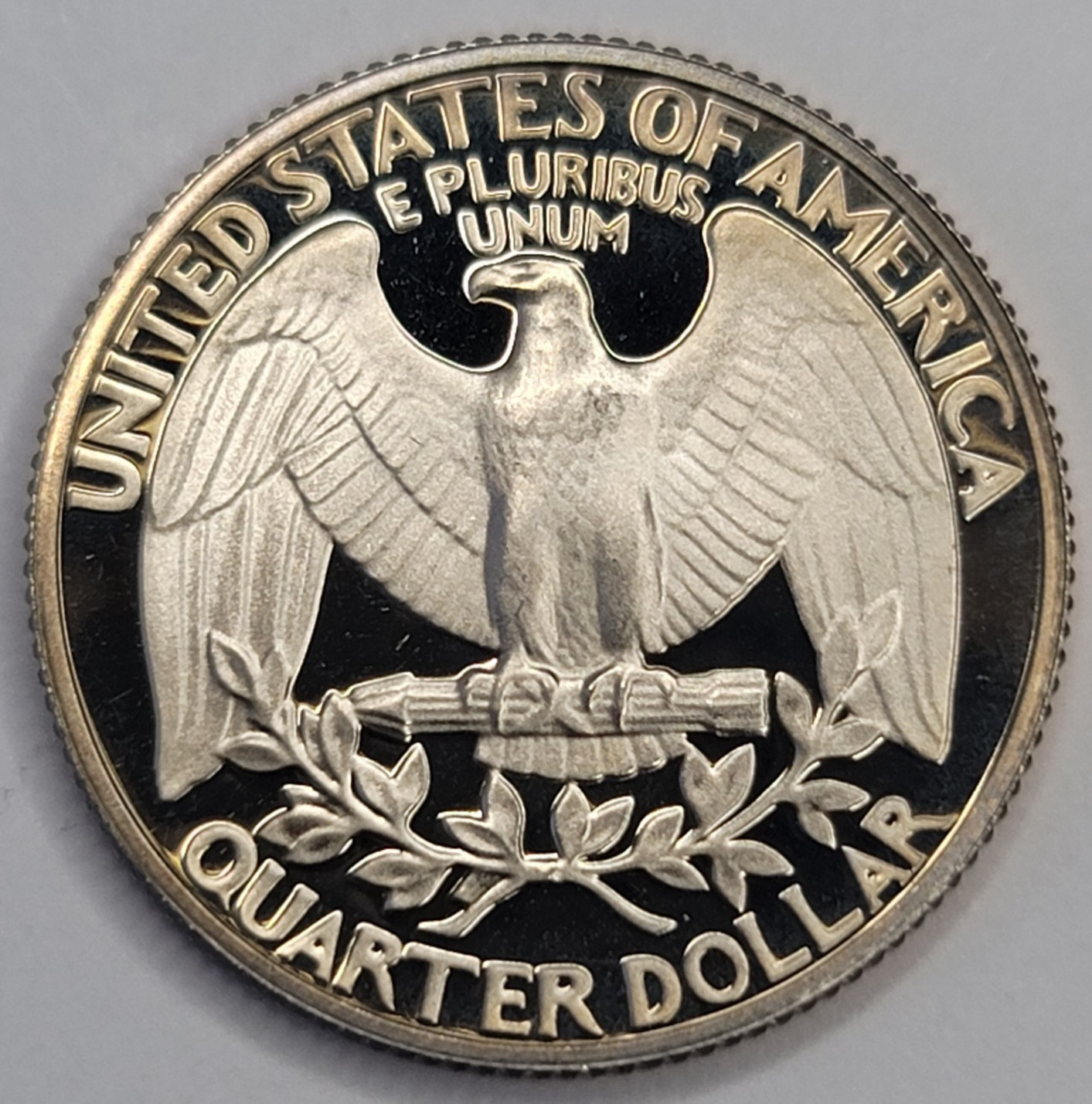 1985 S Gem Proof DCAM Washington Quarter - CN-Clad
