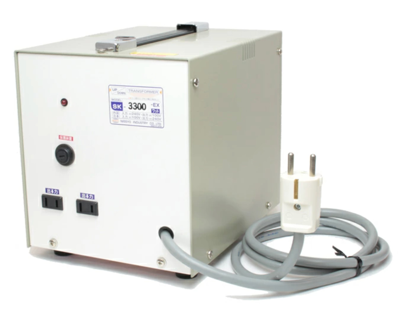 NISSYO SK-3300EX 3300W Voltage Converter Step Up/Down 100V↔230～240V Transformer