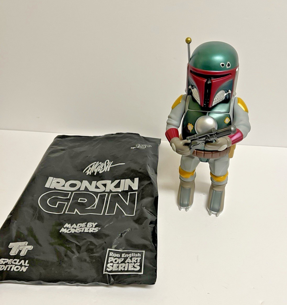 IRONSKIN GRIN Compound x Ron English Made Monsters Special Ed Boba Fett 306/500
