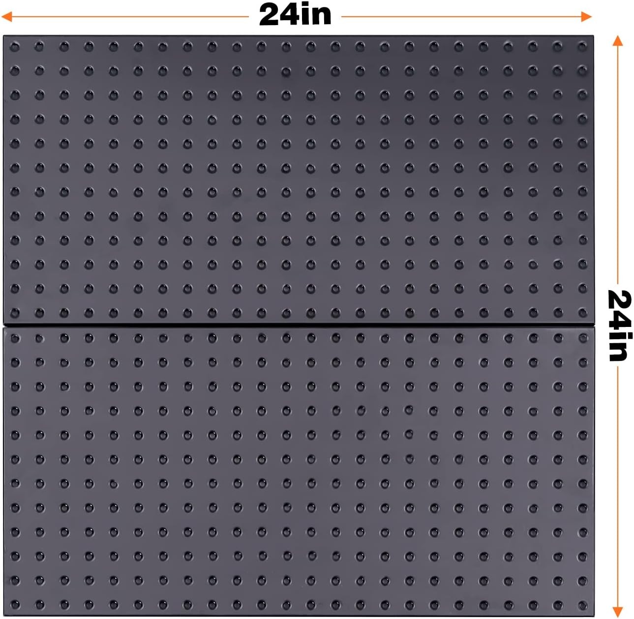 2 Pcs Metal Pegboard Wall Panels, Peg Boards