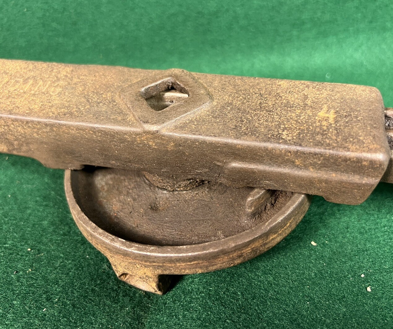 Rare Antique O.F. Smith Push Pull Tool Moline Illinois