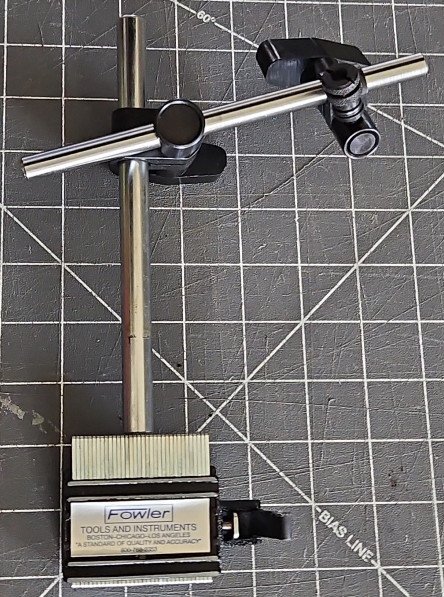 NEW Fowler Magnetic Base 7" Base Dimensions 2" x 2-1/8" x 1-3/4" + Free Gift!!