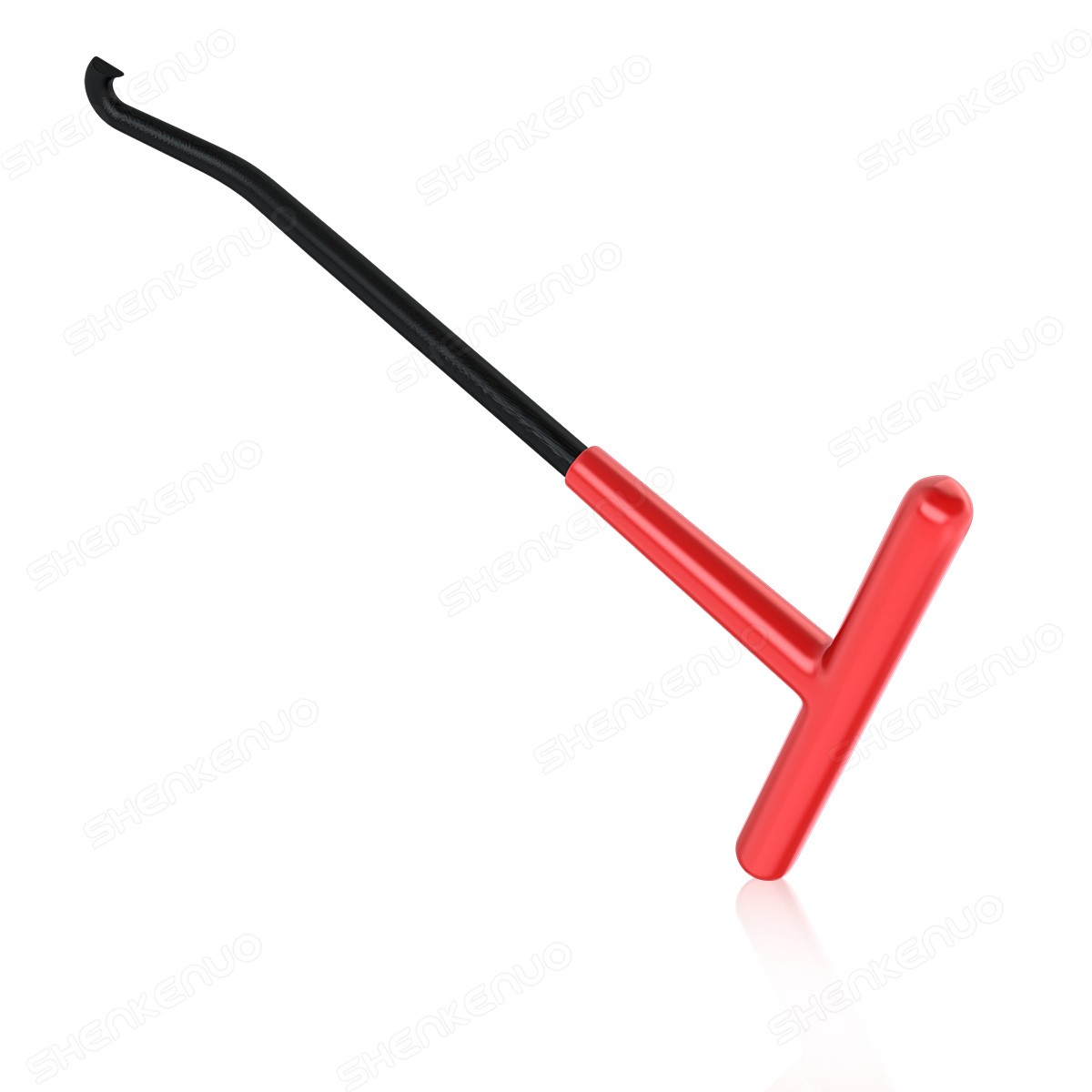 T-Shaped Exhaust Spring Puller with Rubber Grip - Essential Tool for Motorcycles