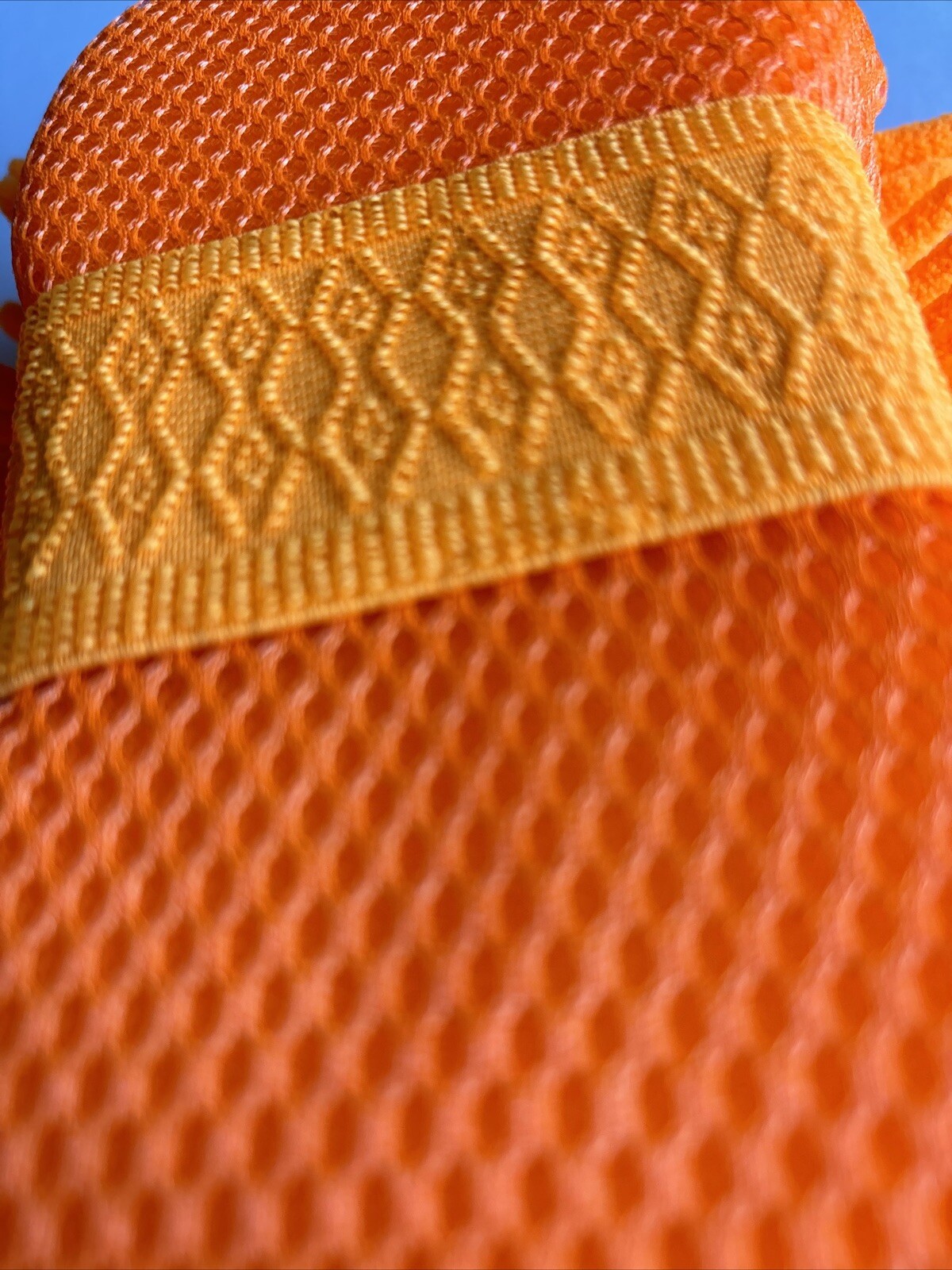 2-pcs Orange Car Wash Washing Microfiber Chenille Mitt Auto Cleaning Glove Dust