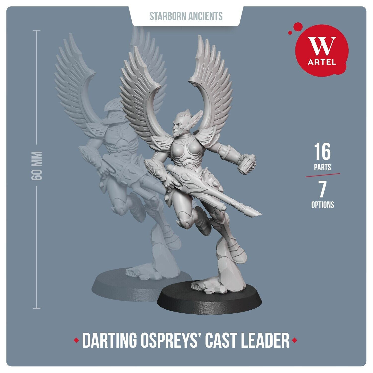 Darting Ospreys' Cast Leader Artel W Aeldari Swooping Hawks Baharroth Phoenix