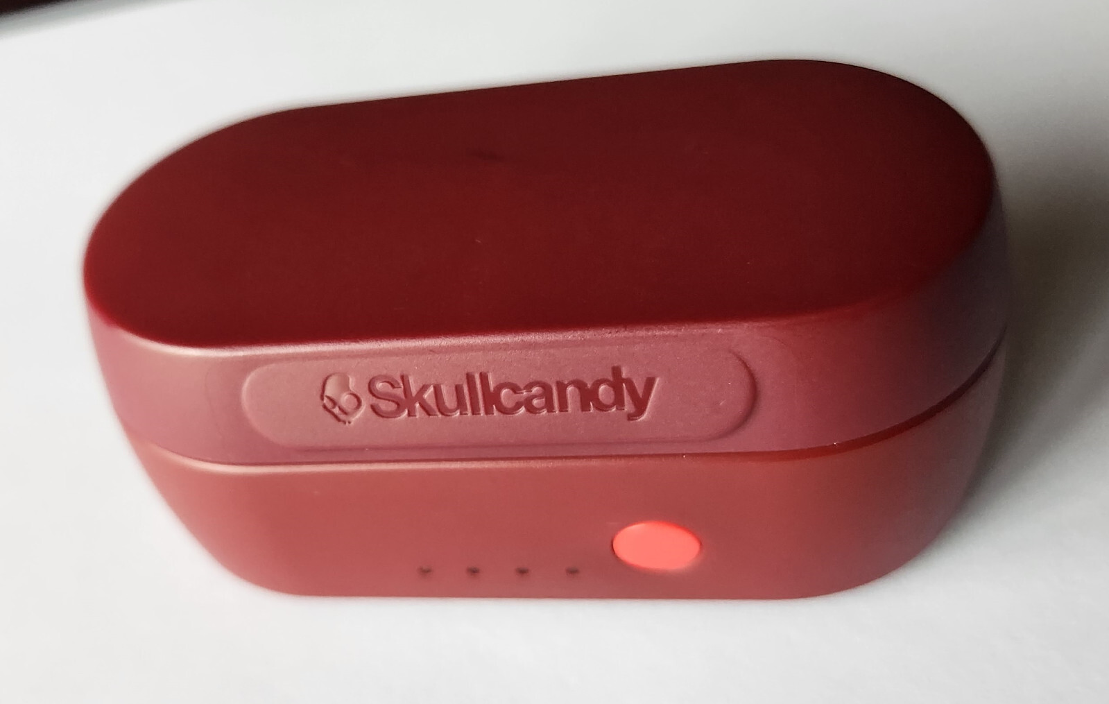 Original Red CHARGING CASE ONLY for Skullcandy Sesh S2TDW Wireless Earbuds