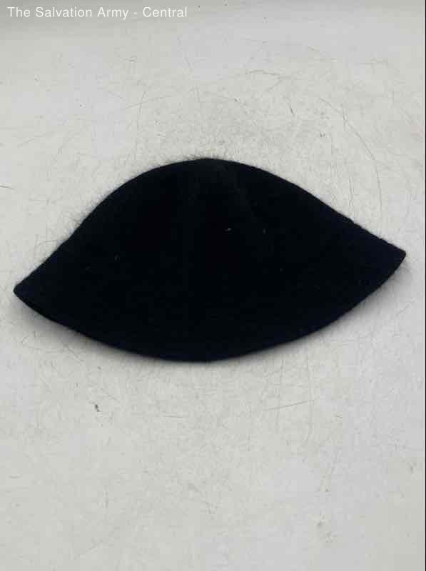 Womens Black Angora Classic Lined Outdoor Casual Bucket Hat One Size