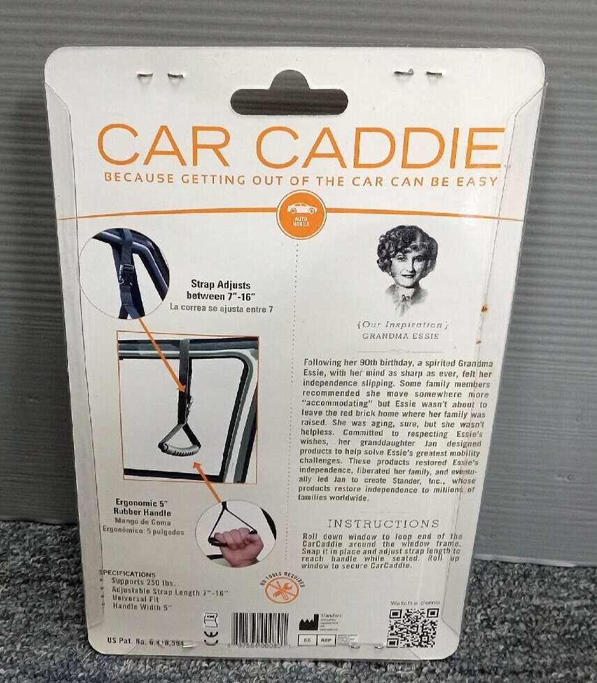 Stander Caddie Automotive Standing Aid Adjustable Safety Vehicle Support Handle