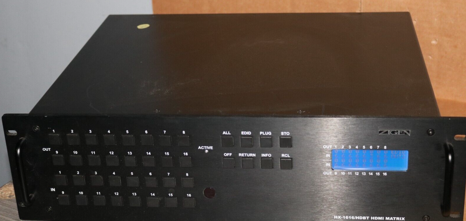 zigen HX-1616GDBT 16×16 modular matrix switch MISSING PARTS