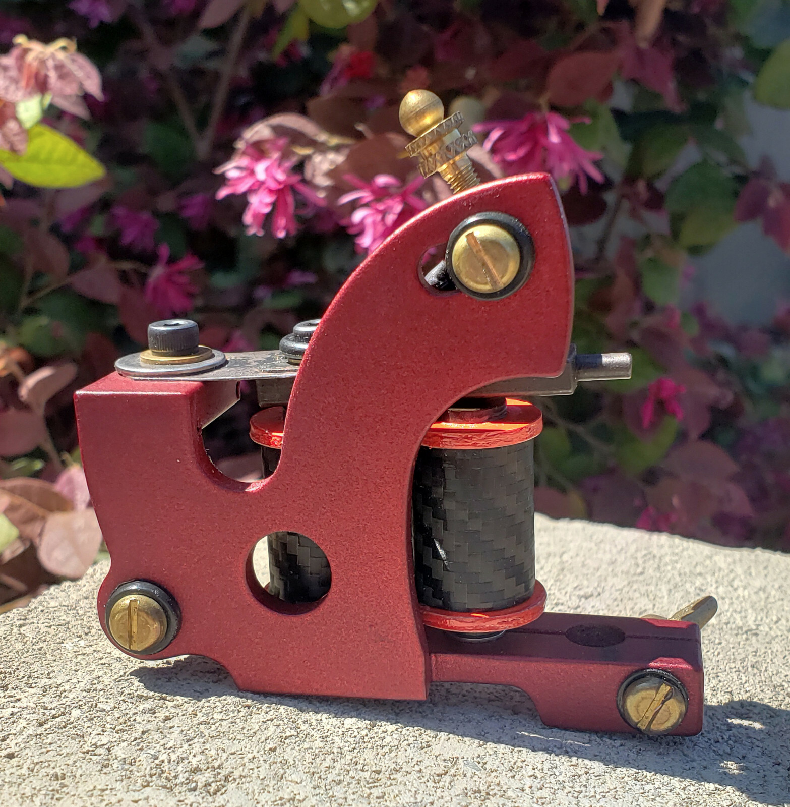 Handmade Coil Tattoo Liner Machine custom one-off by New Breed Machines UK made