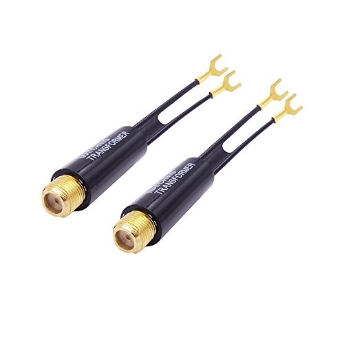 Fancasee 2 Pack Gold 75 to 300 Ohm Matching Transformer